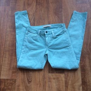 ❤️❤️Joe’s Mint Colored Denim Jeans Sz 26